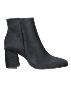 Carrano Ruby Leather Boot Calf Fur-Black